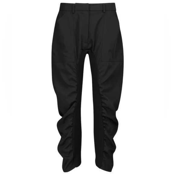 Stella McCartney Pants - Stella McCartney Tina Ruched Wool Women's Pants